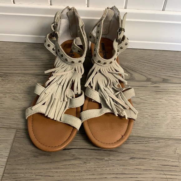 Minnetonka Suede Wedge Sandal - Picture 1 of 8